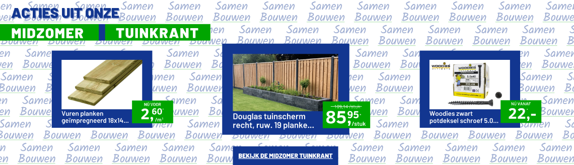Mooie aanbiedingen in de  VHH Midzomer tuinkrant